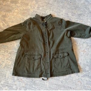 Lucky Brand Dark Olive Utility Jacket